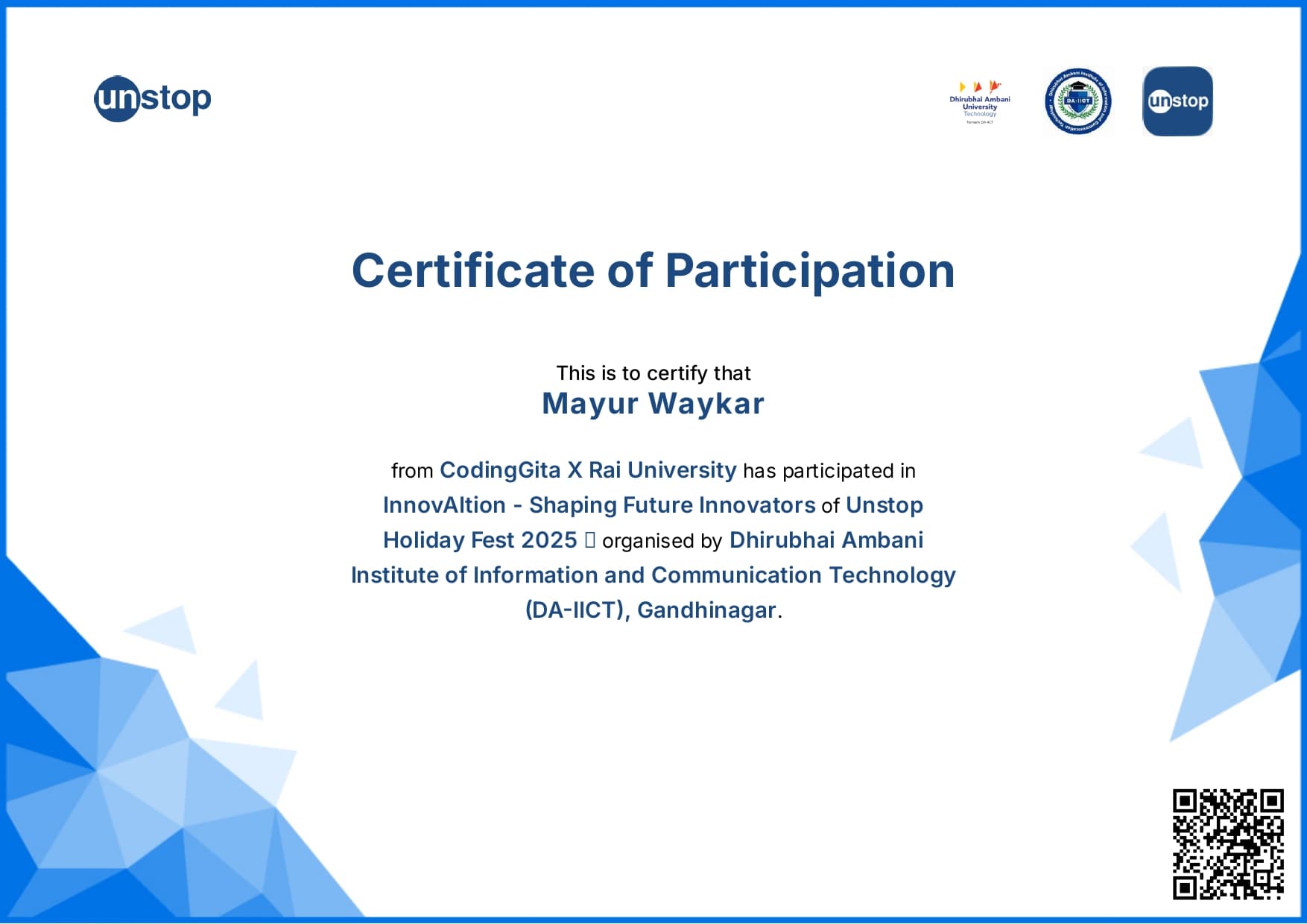 InnovAItion X DA-IICT